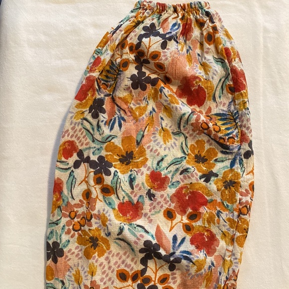 Anthropologie Maeve Nikki Peasant Blouse bohemian balloon sleeve crochet floral - Picture 7 of 15